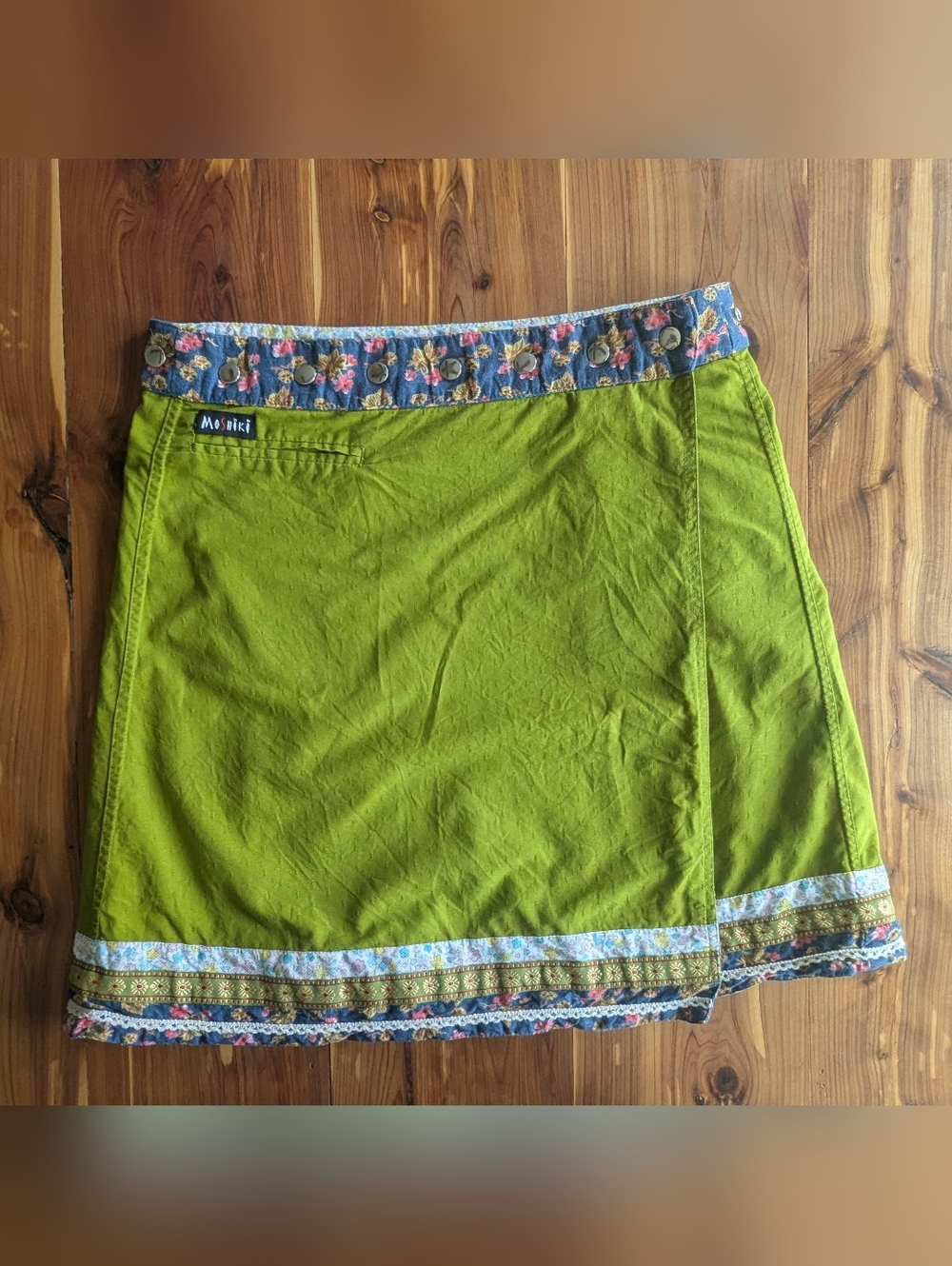 Moshiki Spring Wrap Skirt. Adjustable Size And Reversible. Varied Fabric.